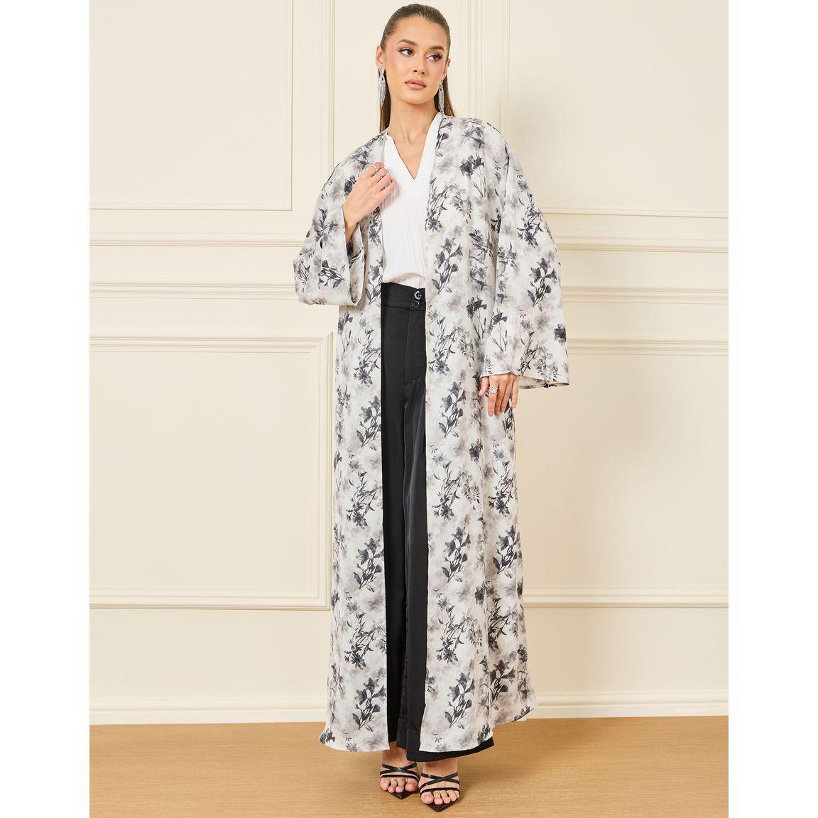 Styli Abstract Floral Print Maxi Kimono-women-clothing-shirtsandblouses-shirts-image-1