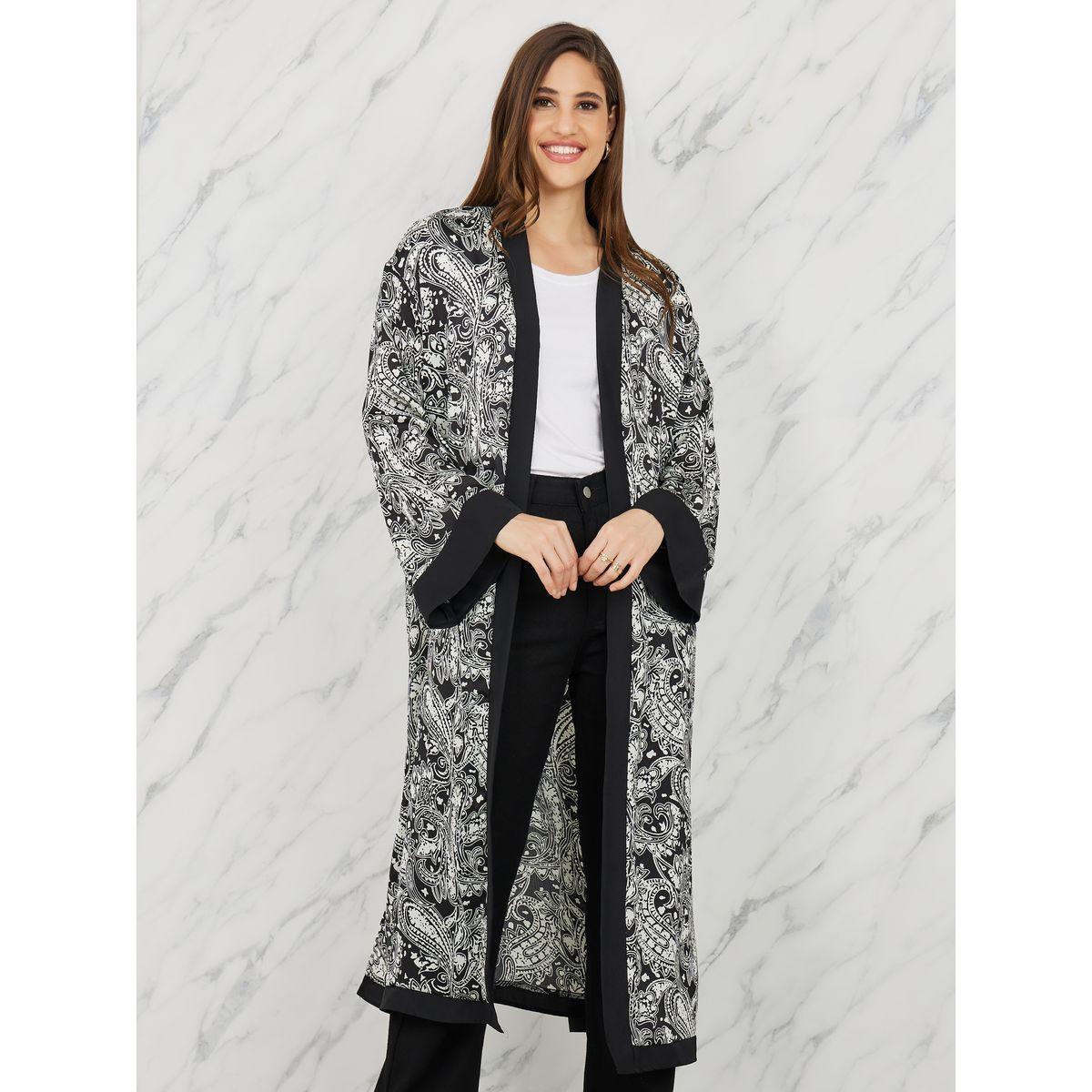 Styli Paisley Print Midi Length Kimono-women-clothing-shirtsandblouses-shirts-image-2