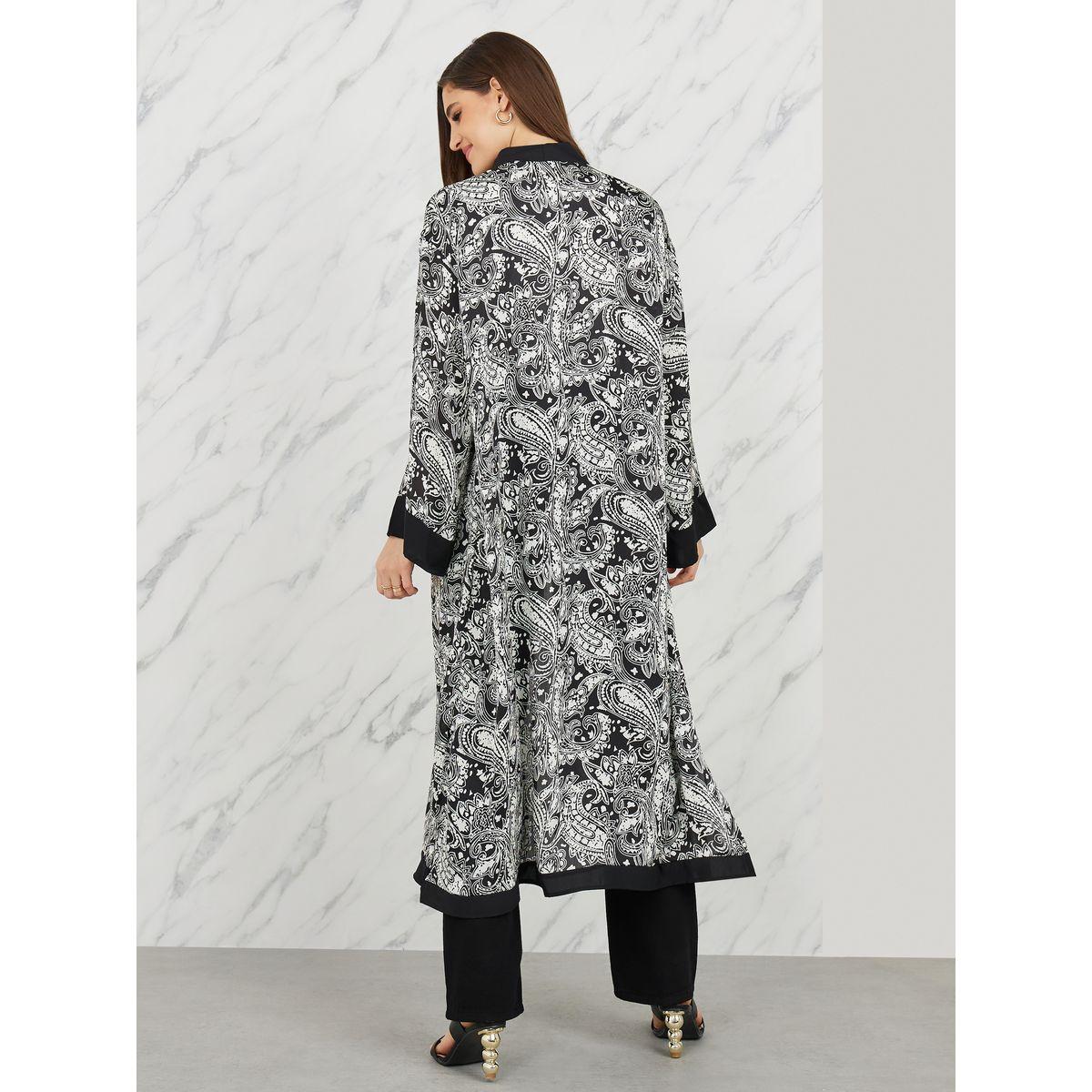 Styli Paisley Print Midi Length Kimono-women-clothing-shirtsandblouses-shirts-image-4