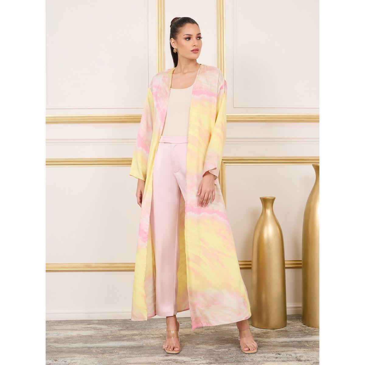 Styli Ombre Print Open Hem Maxi Length Kimono-women-clothing-shirtsandblouses-shirts-image-1
