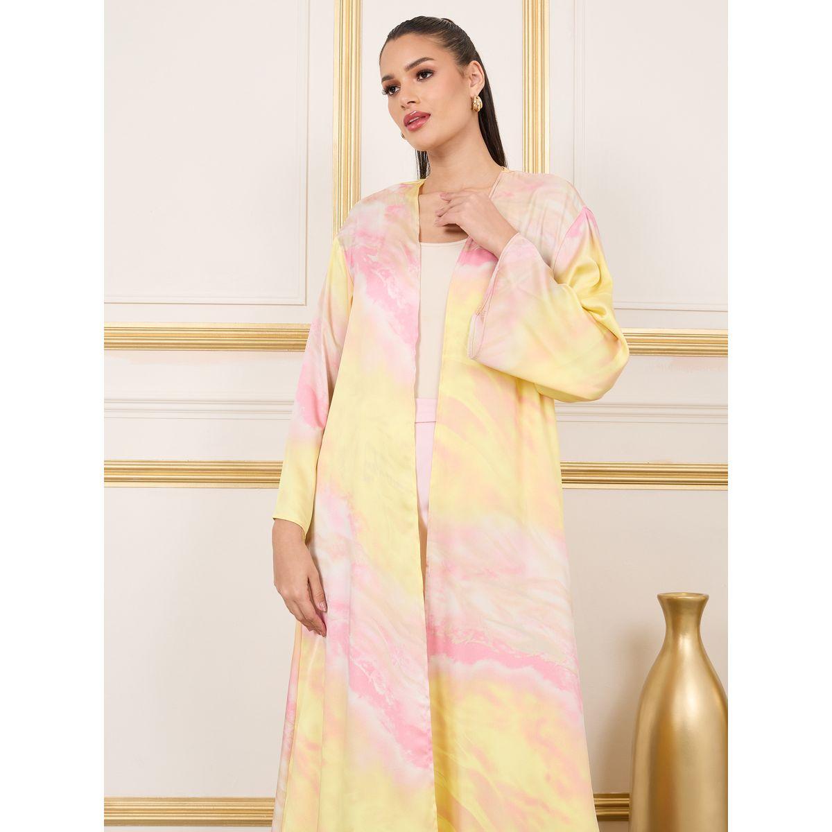 Styli Ombre Print Open Hem Maxi Length Kimono-women-clothing-shirtsandblouses-shirts-image-2