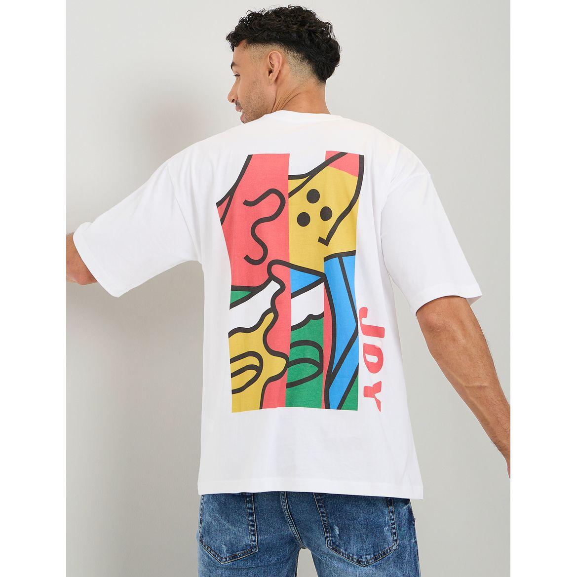 Styli Back Graphic Print Oversized T-Shirt-men-clothing-tshirtsandpolos-tshirts-image-1