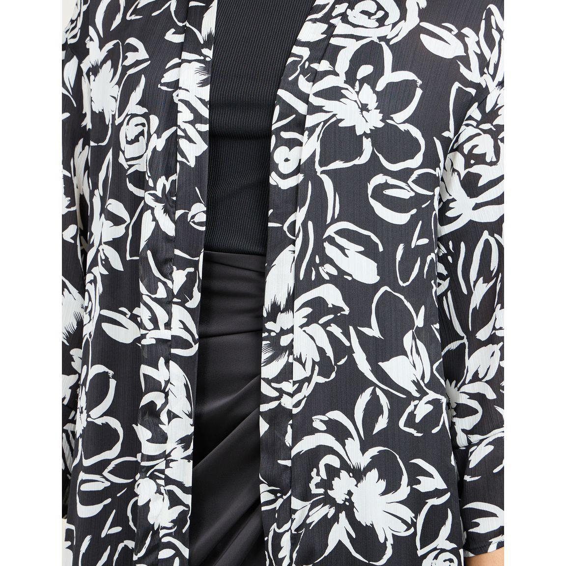 Styli All Over Floral Print Maxi Kimono-women-clothing-shirtsandblouses-shirts-image-4