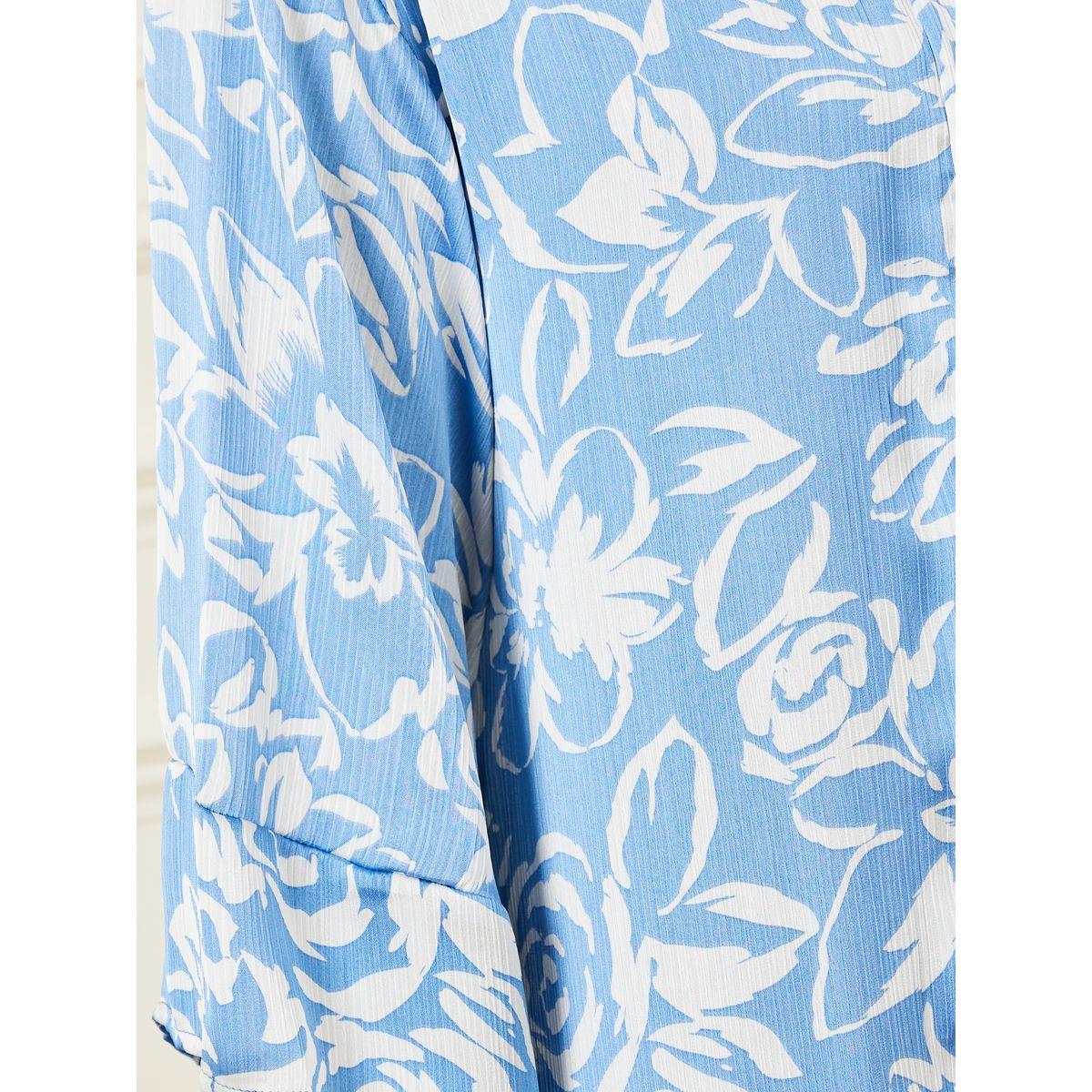 Styli All Over Floral Print Maxi Kimono-women-clothing-shirtsandblouses-shirts-image-3