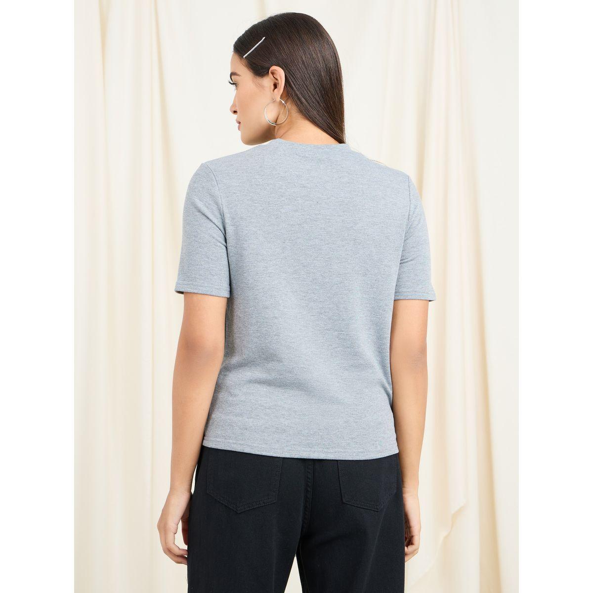 Styli Embellished Round Neck Regular Fit T-shirt-women-clothing-tshirts-image-5