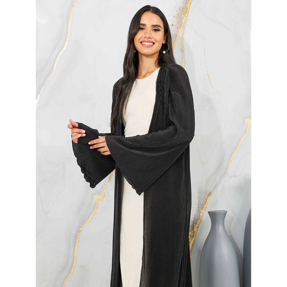 Styli Oversized Plisse Midi Length Kimono-women-clothing-shirtsandblouses-shirts-image-2