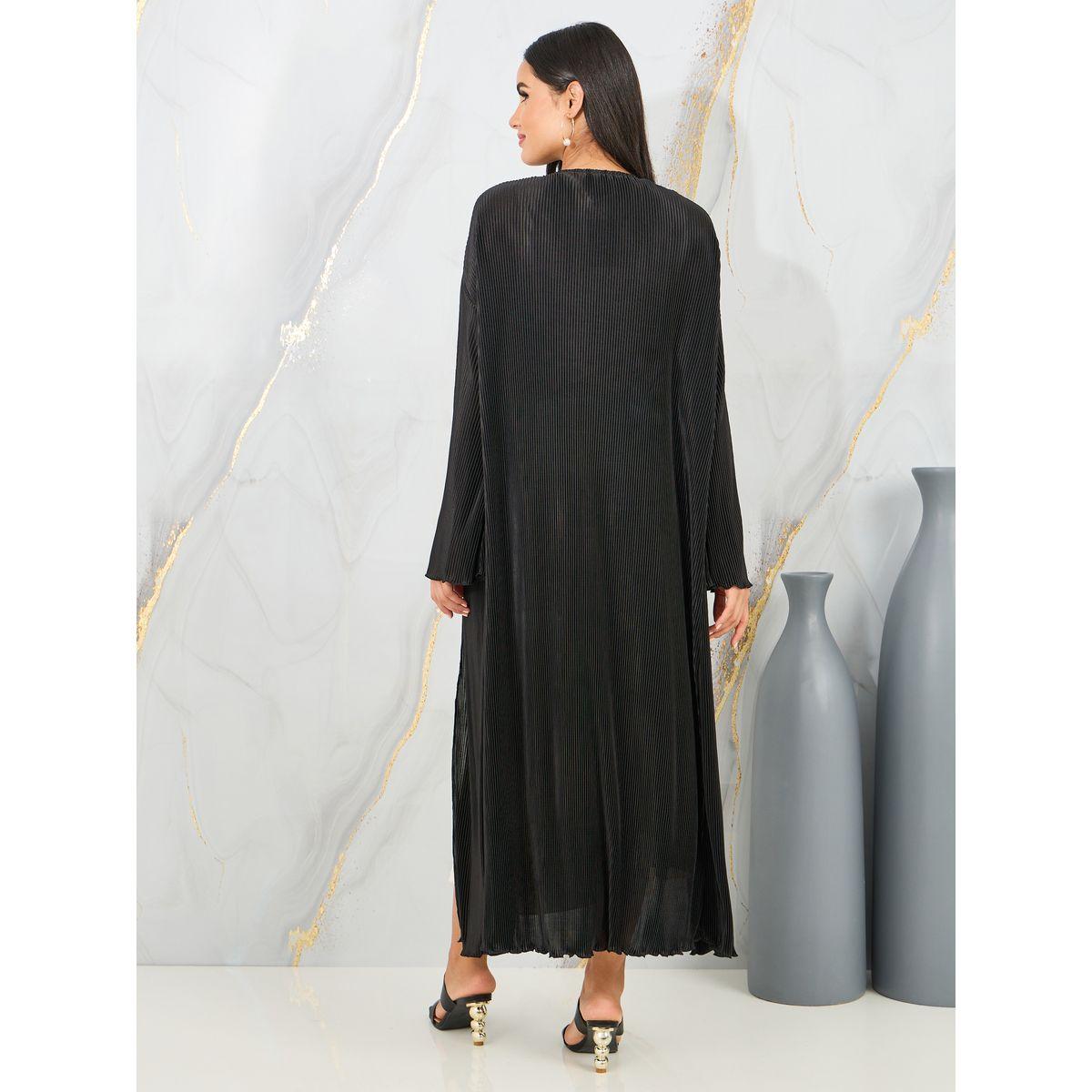 Styli Oversized Plisse Midi Length Kimono-women-clothing-shirtsandblouses-shirts-image-4