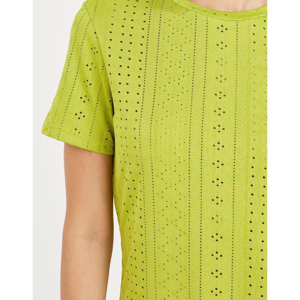 Styli Lazer Cut Round Neck Fitted T-Shirt-women-clothing-tshirts-image-4