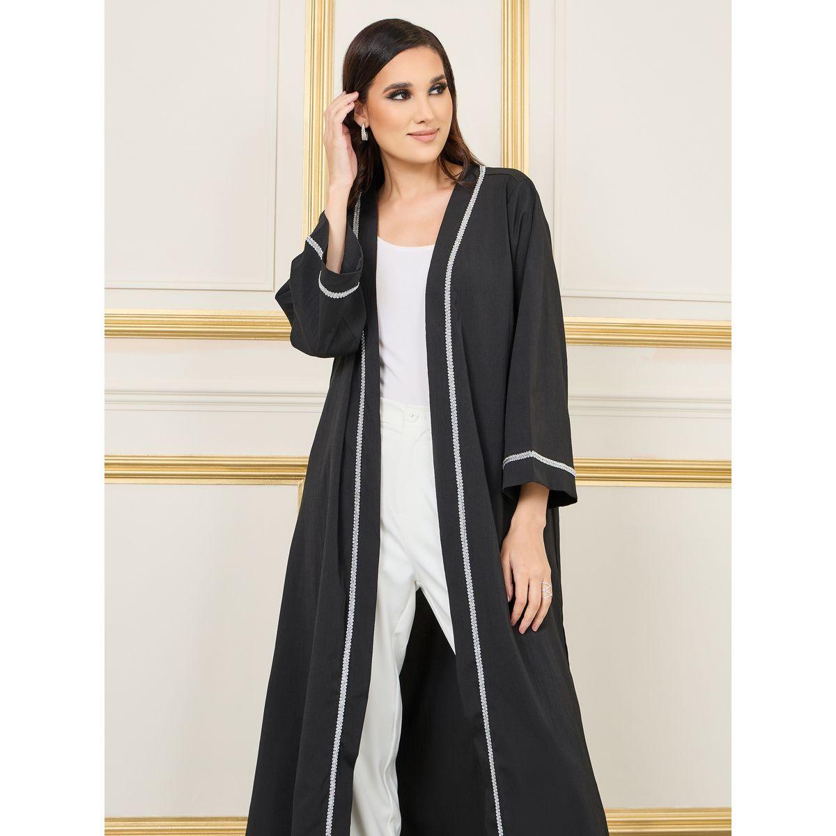 Styli Oversized Embroidered Lace Trim Maxi Length Kimono-women-clothing-shirtsandblouses-shirts-image-2