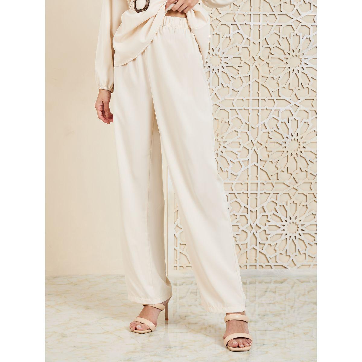 Styli Buckle Belted Longline Top and Pant Set-women-clothing-coordsets-image-4