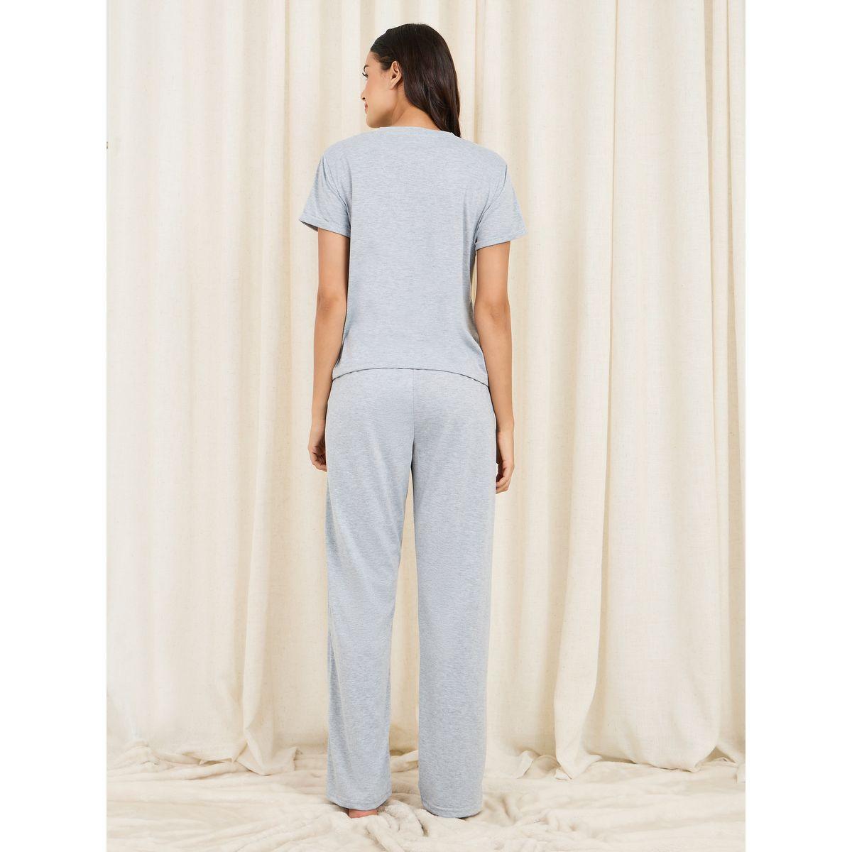 Styli Unwind New York City Print T-shirt and Pyjama Set-women-clothing-nightwear-pyjamas-longsets-image-6