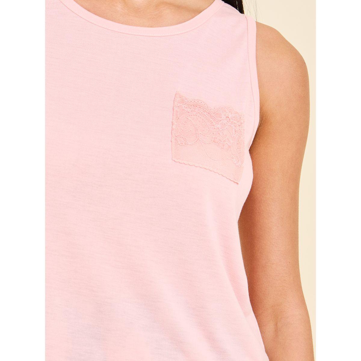 Styli Unwind Lace Pocket Tank & Abstract Print Pyjama Set-women-clothing-nightwear-pyjamas-longsets-image-3