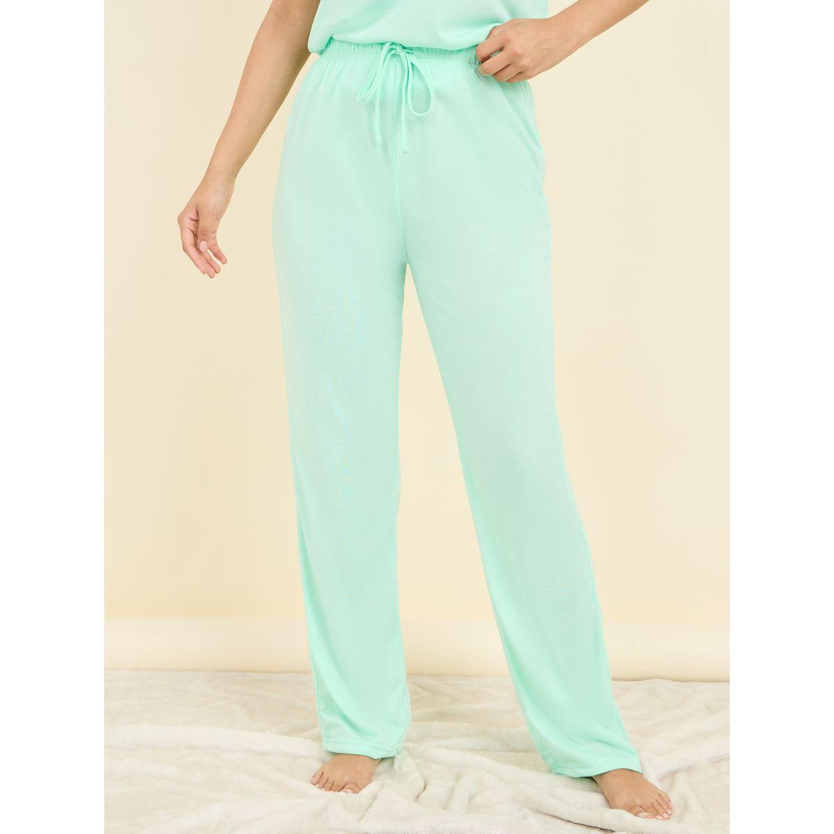 Styli Unwind Strong Embossed T-Shirt & Pyjama Set-women-clothing-nightwear-pyjamas-longsets-image-5