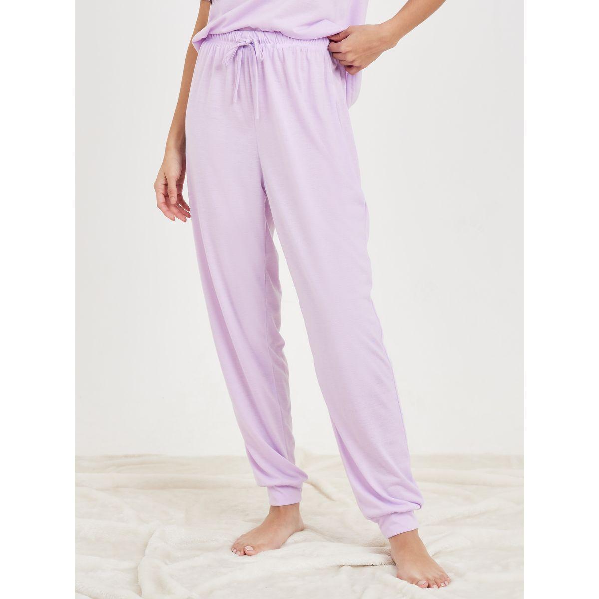 Styli Unwind Sunset Graphic Print T-shirt and Cuffed Pyjama Set-women-clothing-nightwear-pyjamas-longsets-image-6