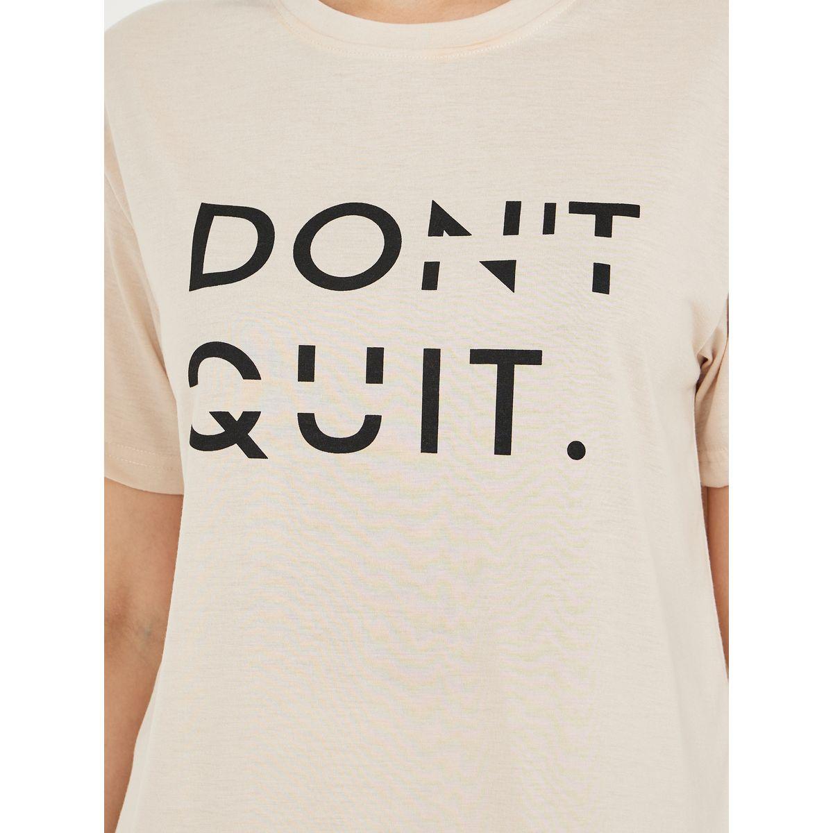 Styli Unwind Dont Quit Slogan T-Shirt & Cuff Pyjama Set-women-clothing-nightwear-pyjamas-longsets-image-5