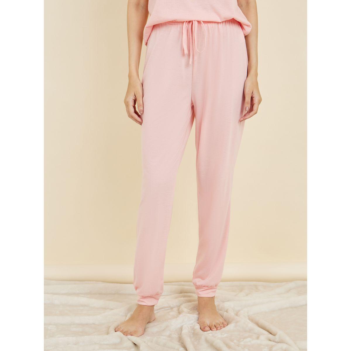 Styli Unwind Embroidered Ruffle Sleeve T-Shirt & Cuff Pyjama Set-women-clothing-nightwear-pyjamas-longsets-image-6