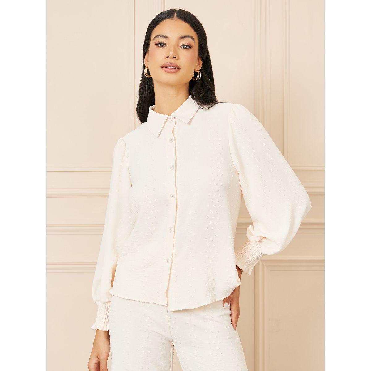 مجموعة من بنطال واسع مع بلوزة باكمام واساور-women-clothing-coordsets-image-4