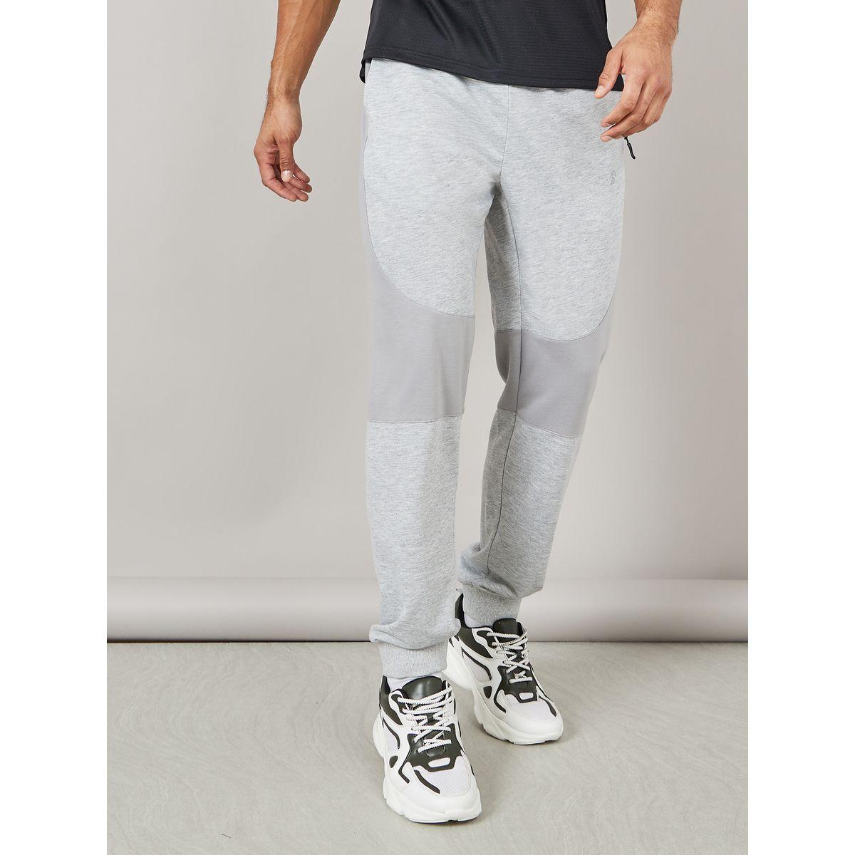 Styli Active Zipper Pockets Pintuck Panel Training Trackpants-men-clothing-sportswearandactivewear-bottoms-image-2