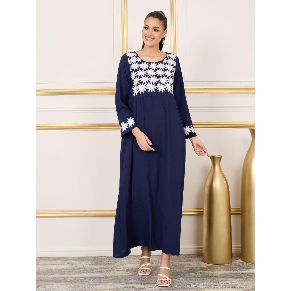 Styli Thread Embroidered Jalabiya-women-arabicclothing-jalabiyas-image-1