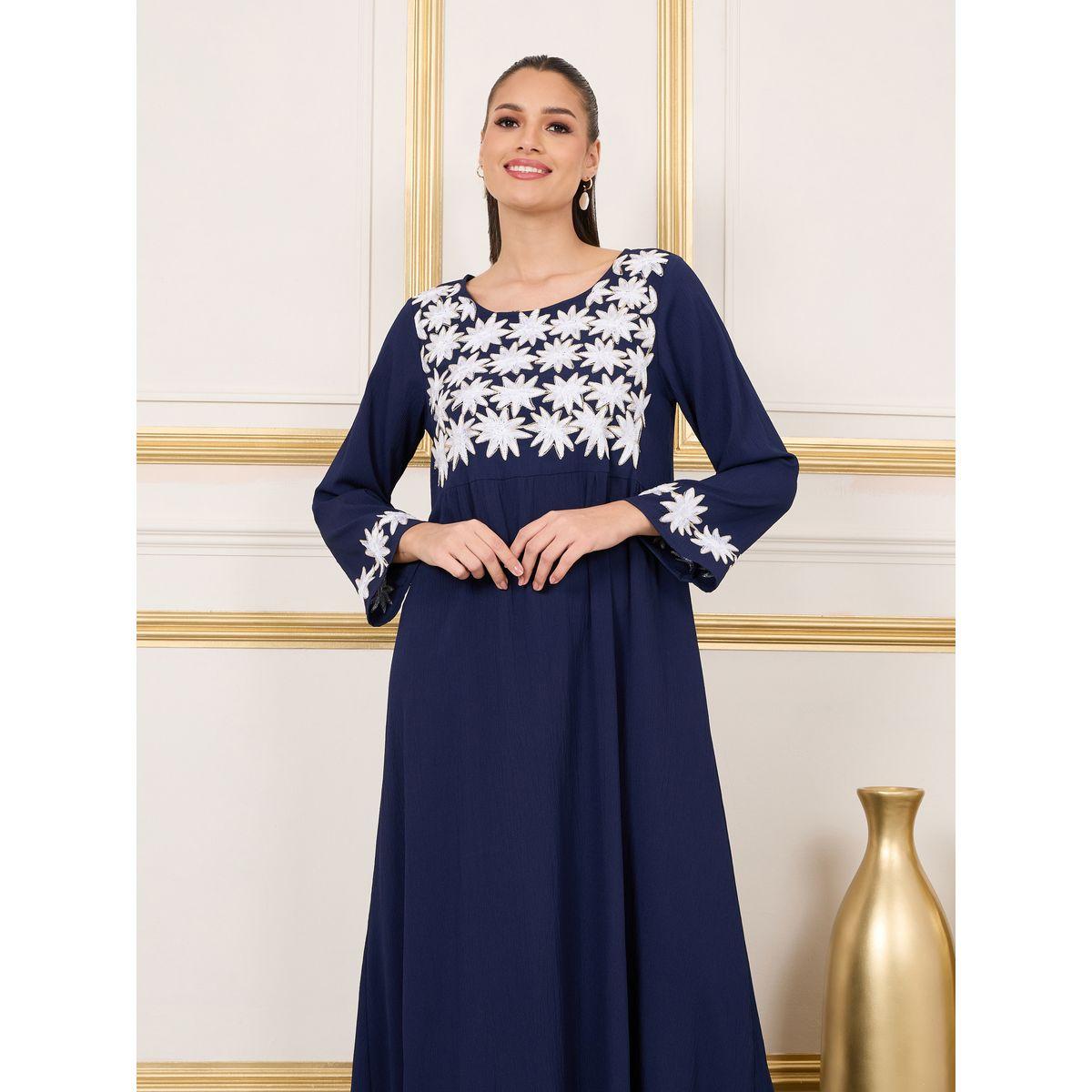 جلابية طويلة مُطرّزة بخيوط-women-arabicclothing-jalabiyas-image-2