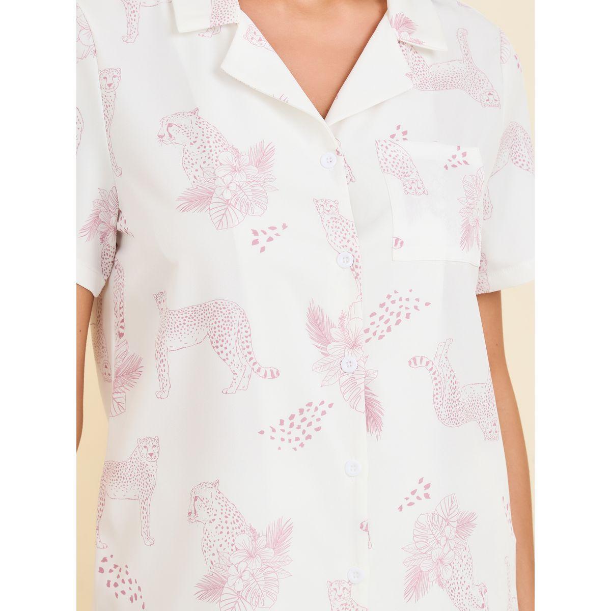 Styli Unwind Jaguar Animal Print Shirt and Pyjama Set-women-clothing-nightwear-pyjamas-longsets-image-4