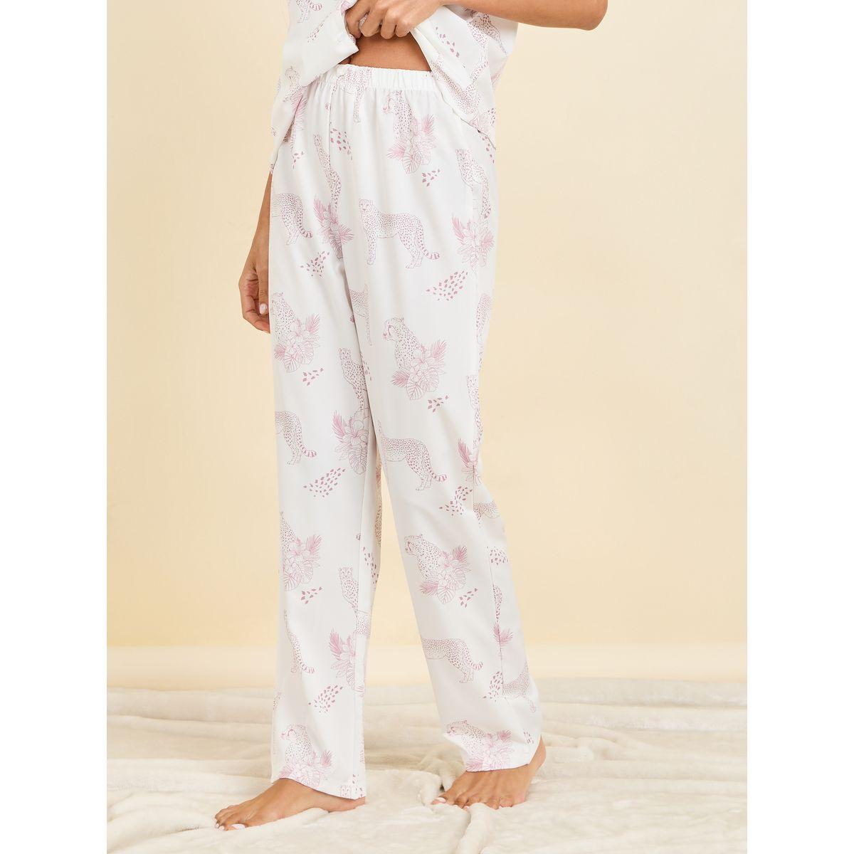 Styli Unwind Jaguar Animal Print Shirt and Pyjama Set-women-clothing-nightwear-pyjamas-longsets-image-5