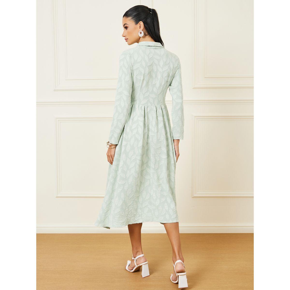 فستان ميدي بتفاصيل بارزة الملمس-women-clothing-dresses-image-4