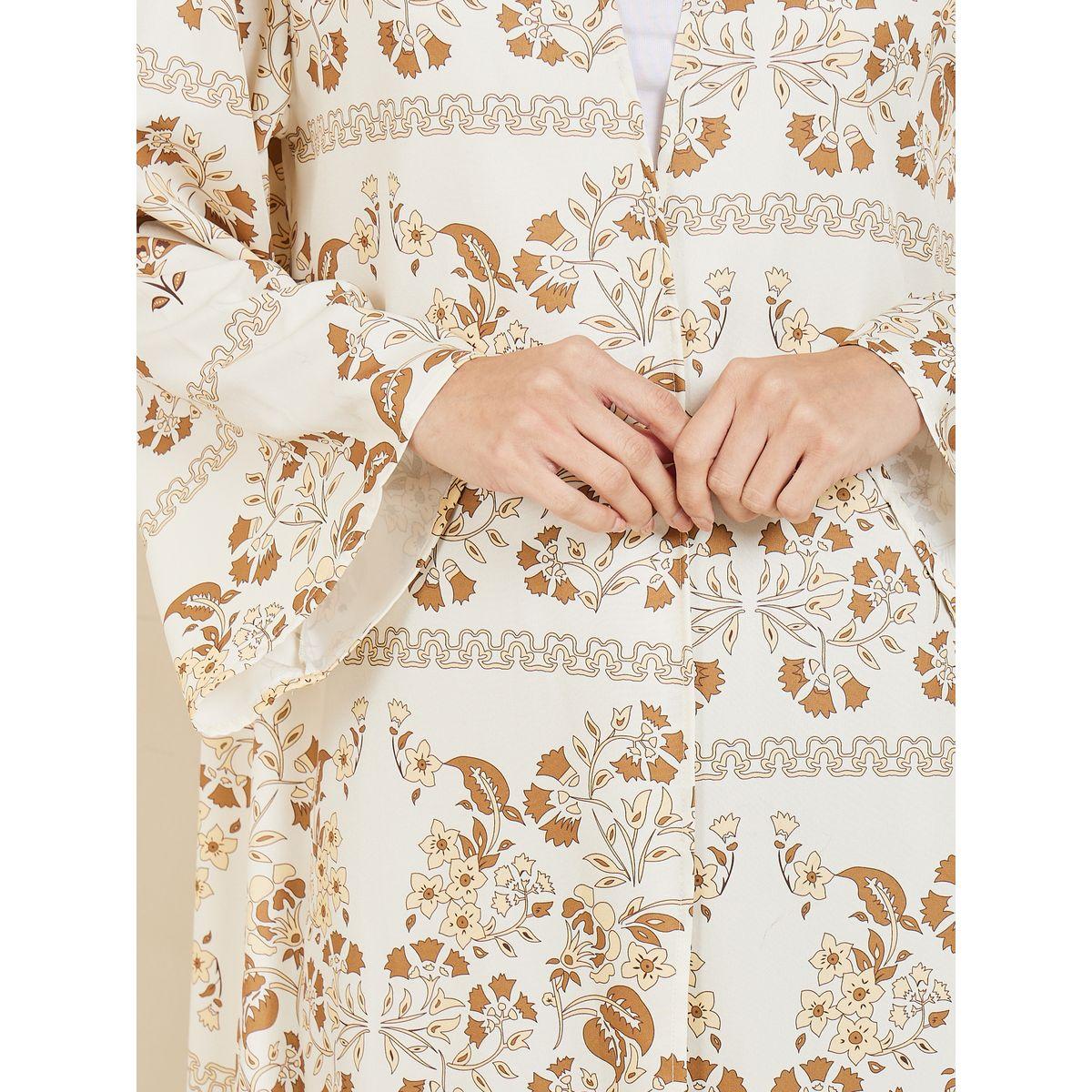 Styli Floral Bohemian Print Maxi Length Kimono-women-clothing-shirtsandblouses-shirts-image-3