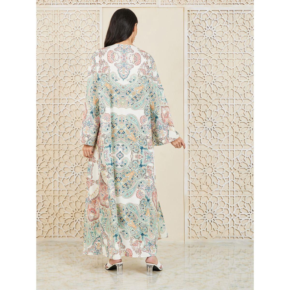 Styli Paisley Bohemian Print Maxi Length Kimono-women-clothing-shirtsandblouses-shirts-image-4