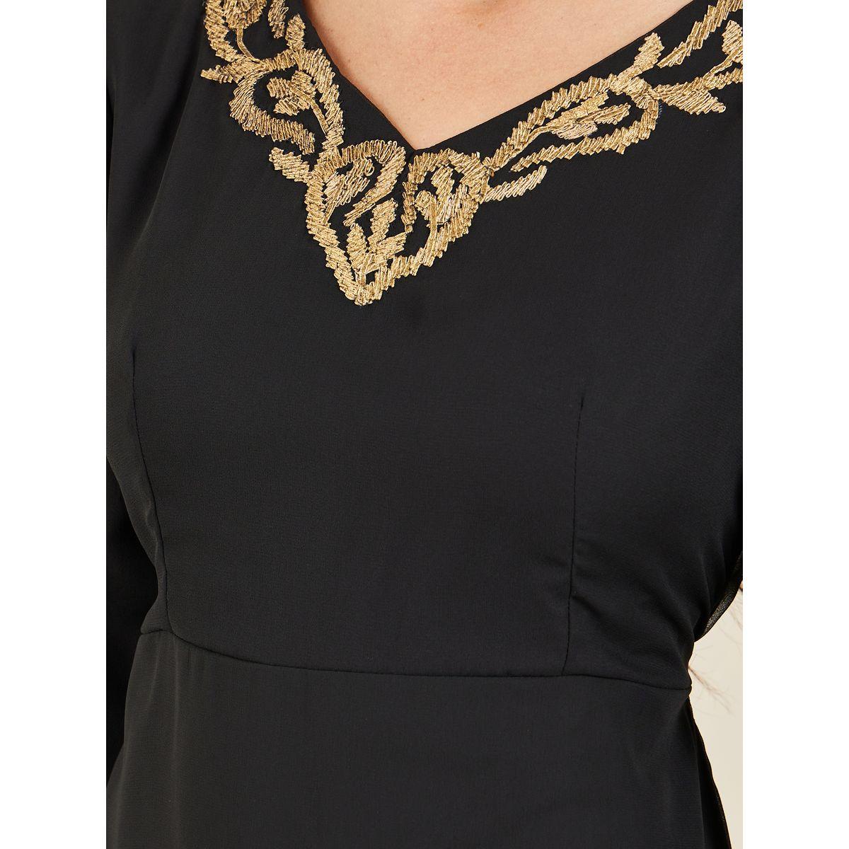 فستان طويل بكسرات وتفاصيل مُطرّزة-women-clothing-dresses-image-3
