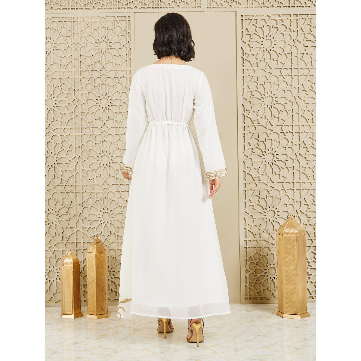 Styli Embroidered Tiered A-Line Maxi Dress-women-clothing-dresses-image-4