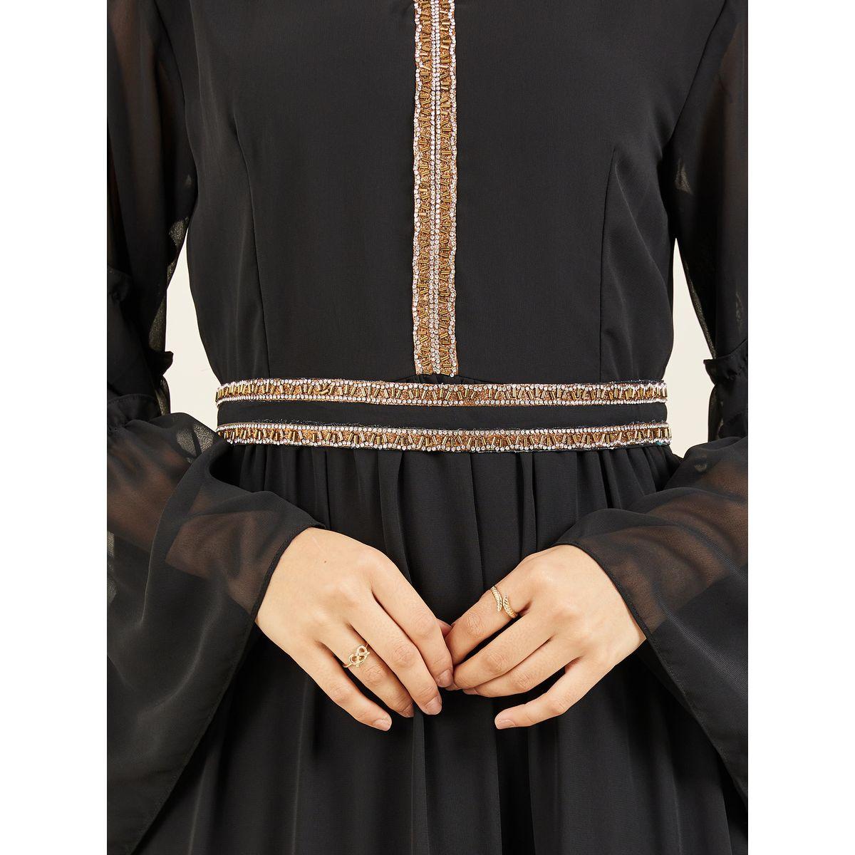 Styli Embroidered Lace Ruffle Detail Tiered Maxi Dress-women-clothing-dresses-image-3