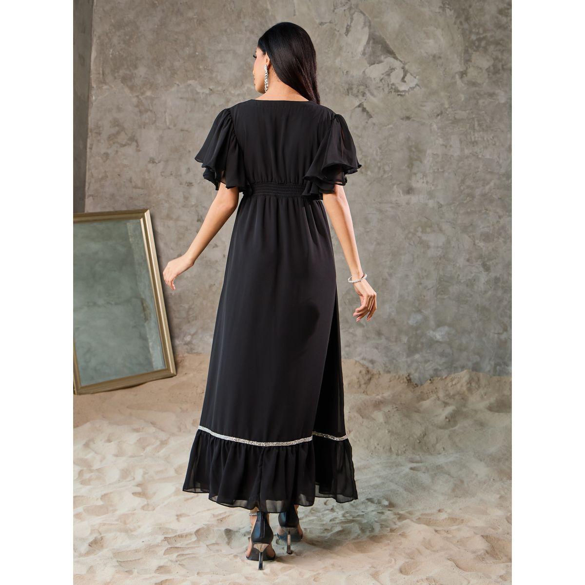 Styli Embellished Smocked Waist A-Line Maxi Dress-women-clothing-dresses-image-4