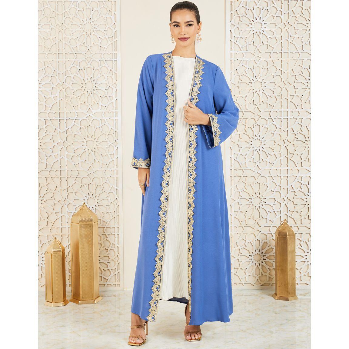 عباية بتفاصيل مُطرّزة بدانتيل-women-arabicclothing-abayas-image-1