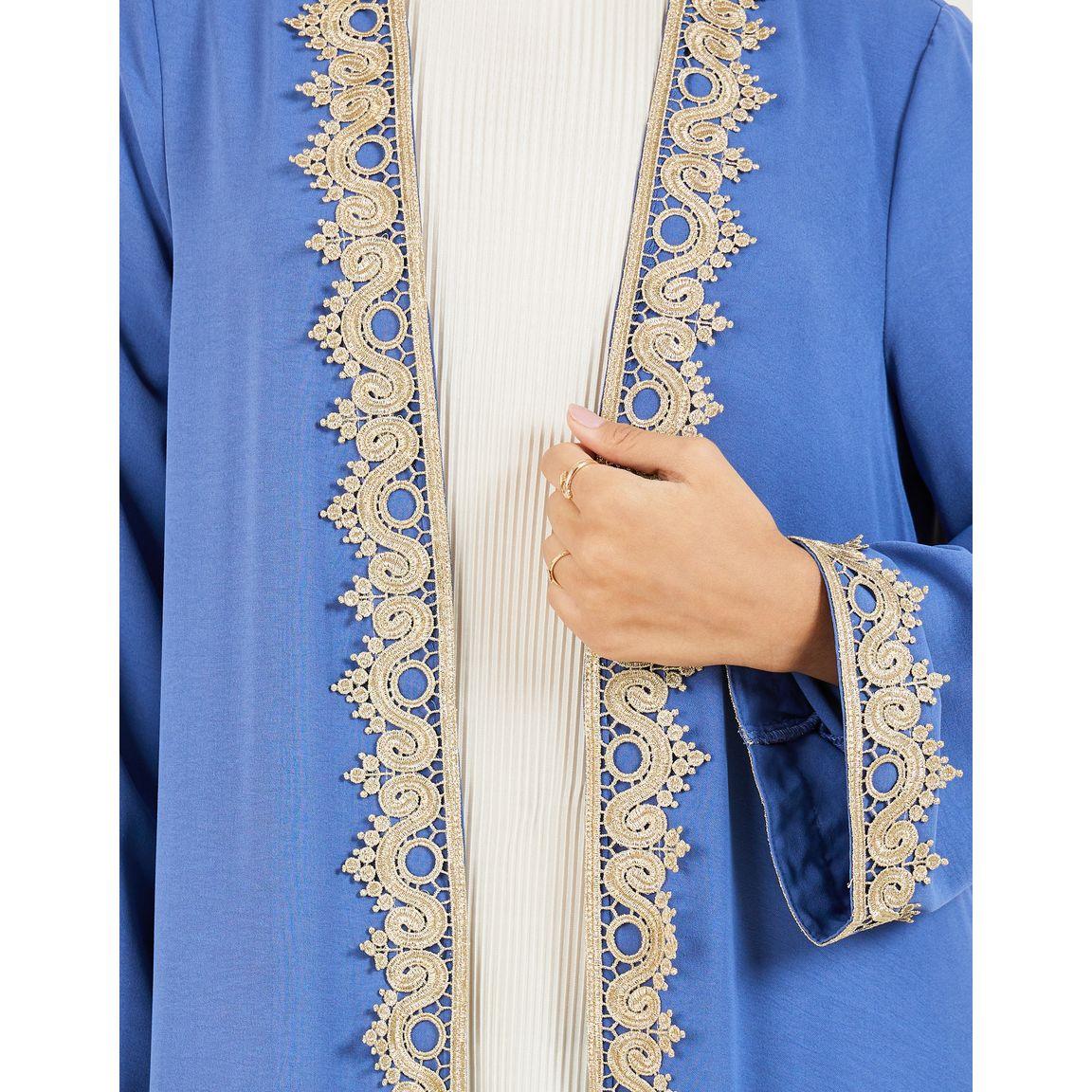Styli Embroidered Lace Trim Abaya-women-arabicclothing-abayas-image-3