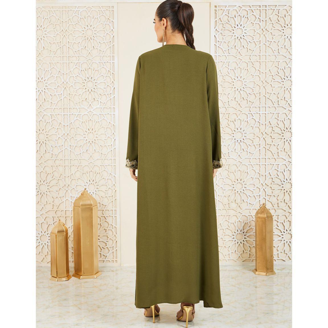 عباية بتفاصيل مُطرّزة بدانتيل-women-arabicclothing-abayas-image-4