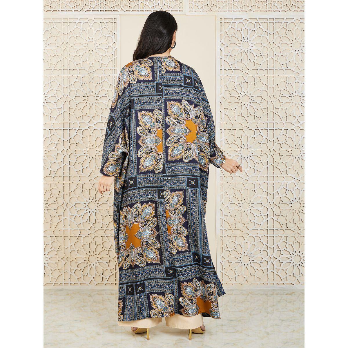 Styli Oversized Paisley Print Kimono-women-clothing-shirtsandblouses-shirts-image-4