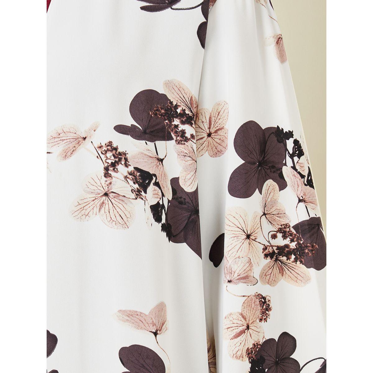 Styli Floral Print Maxi Length Kimono-women-clothing-shirtsandblouses-shirts-image-3