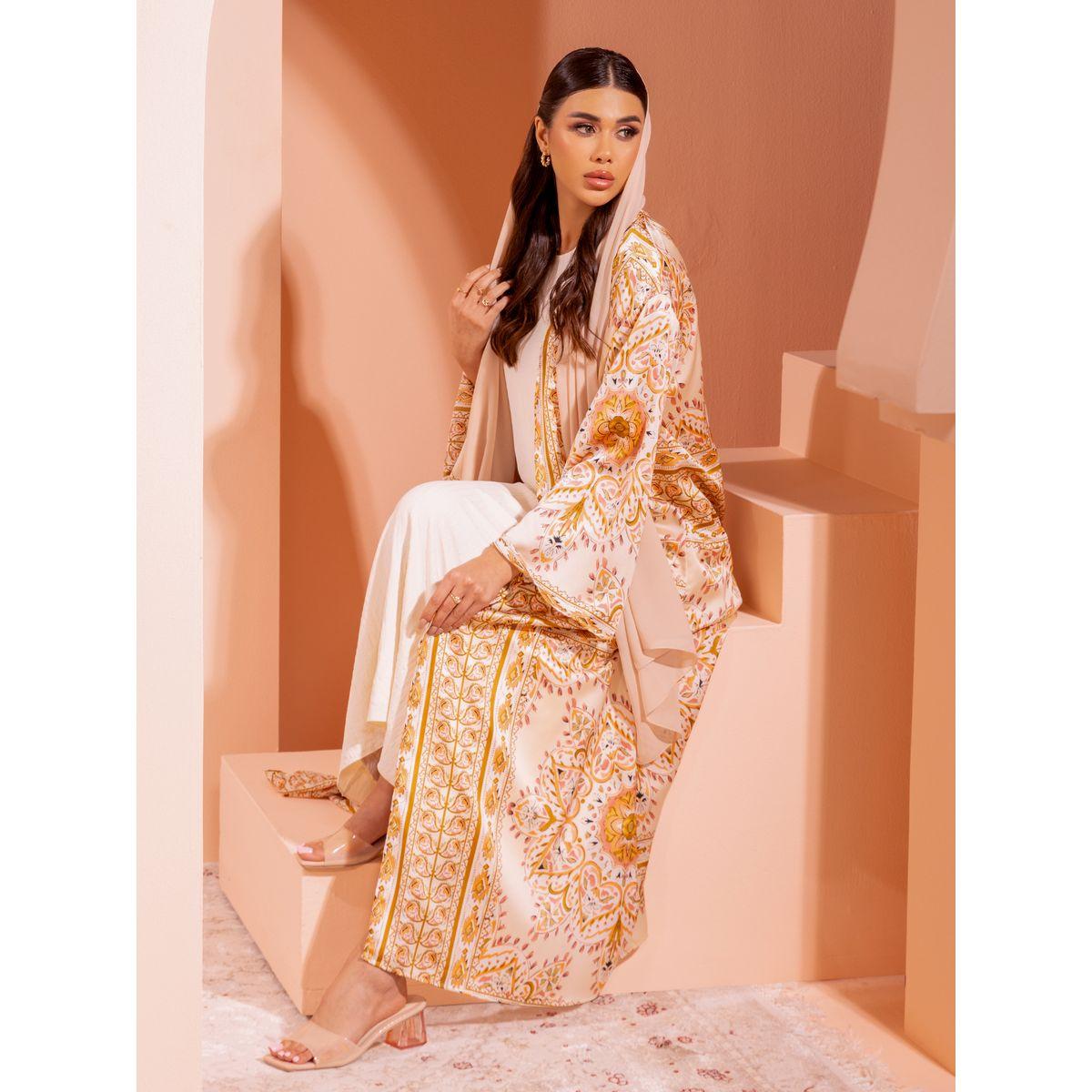 Styli Paisley Bohemian Print Maxi Length Kimono-women-clothing-shirtsandblouses-shirts-image-1