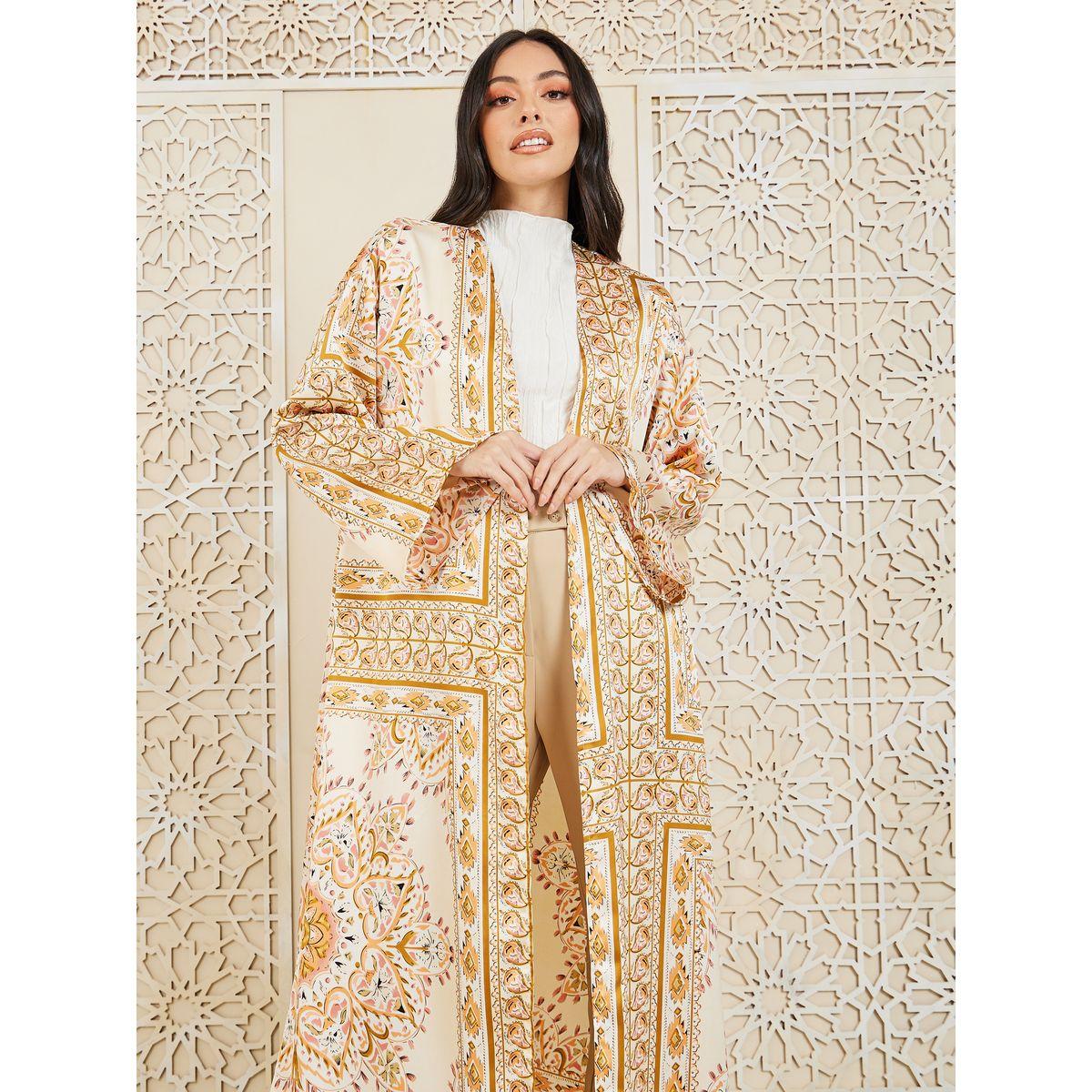 Styli Paisley Bohemian Print Maxi Length Kimono-women-clothing-shirtsandblouses-shirts-image-5