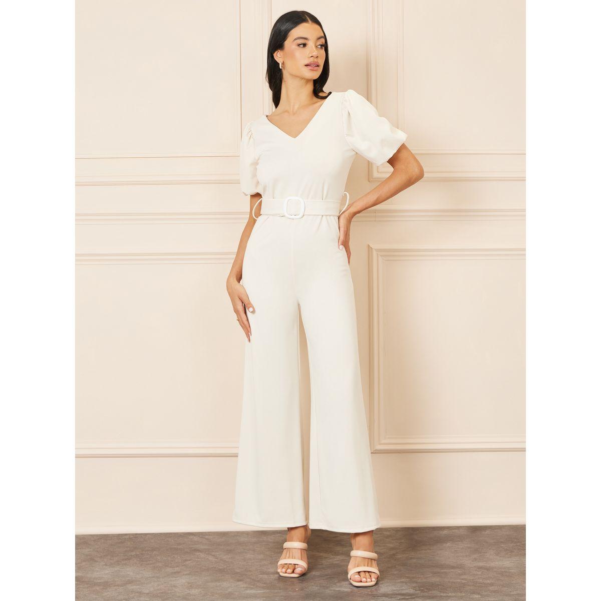 Styli Volume Sleeves Belted Wide Leg Jumpsuit-women-clothing-jumpsuits-image-1