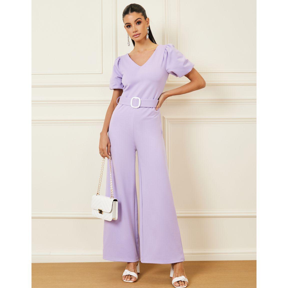 جمبسوت بأرجل واسعة وحزام خصر-women-clothing-jumpsuits-image-1