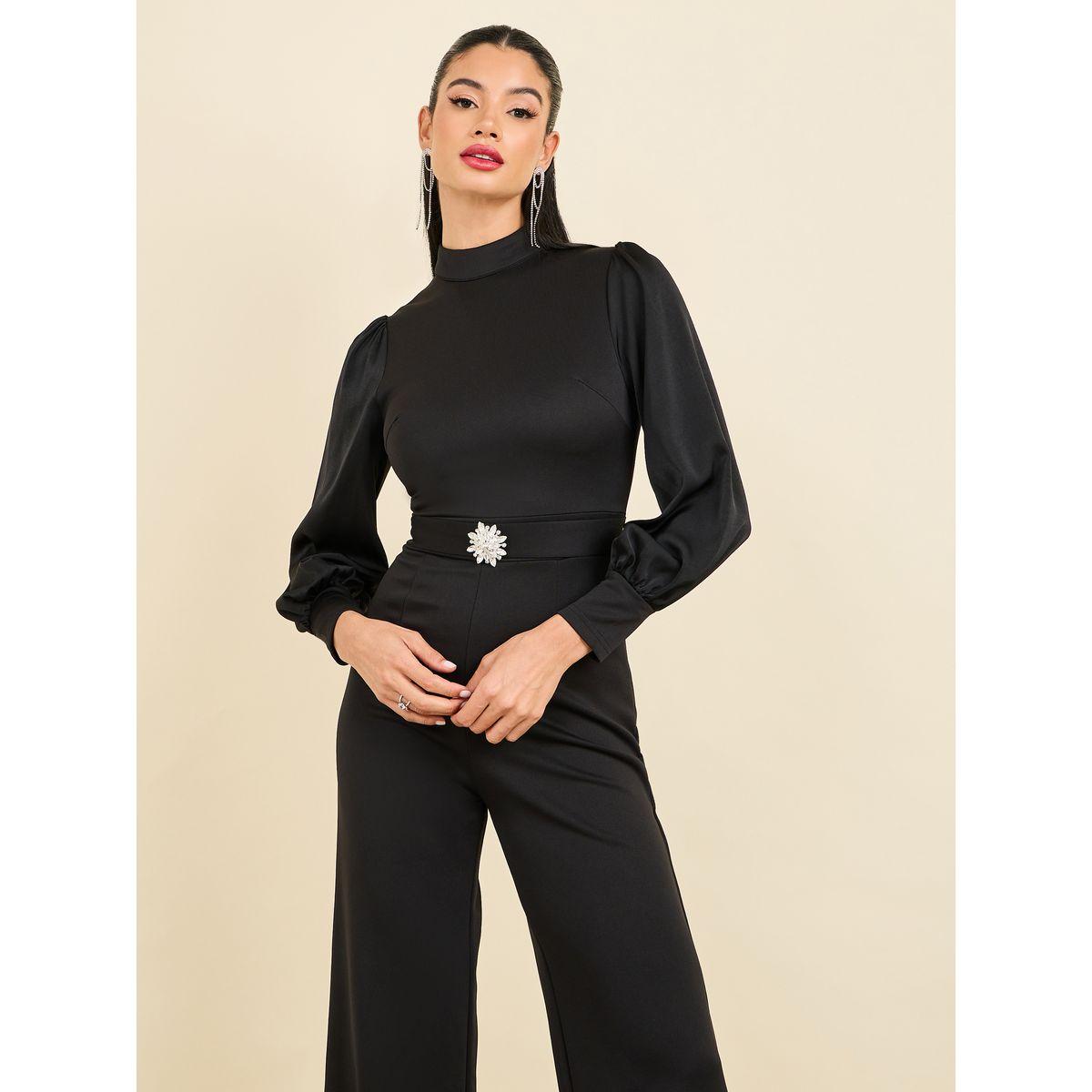 جمبسوت محبوك بارجل واسعة-women-clothing-jumpsuits-image-2