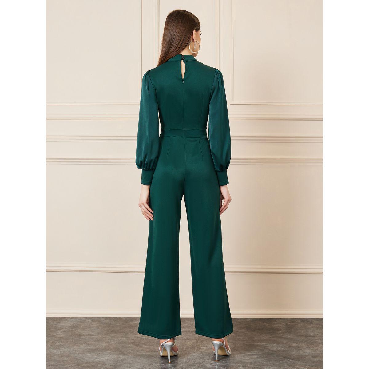 Styli Embellished Buckle Wide Leg Knit Jumpsuit-women-clothing-jumpsuits-image-4