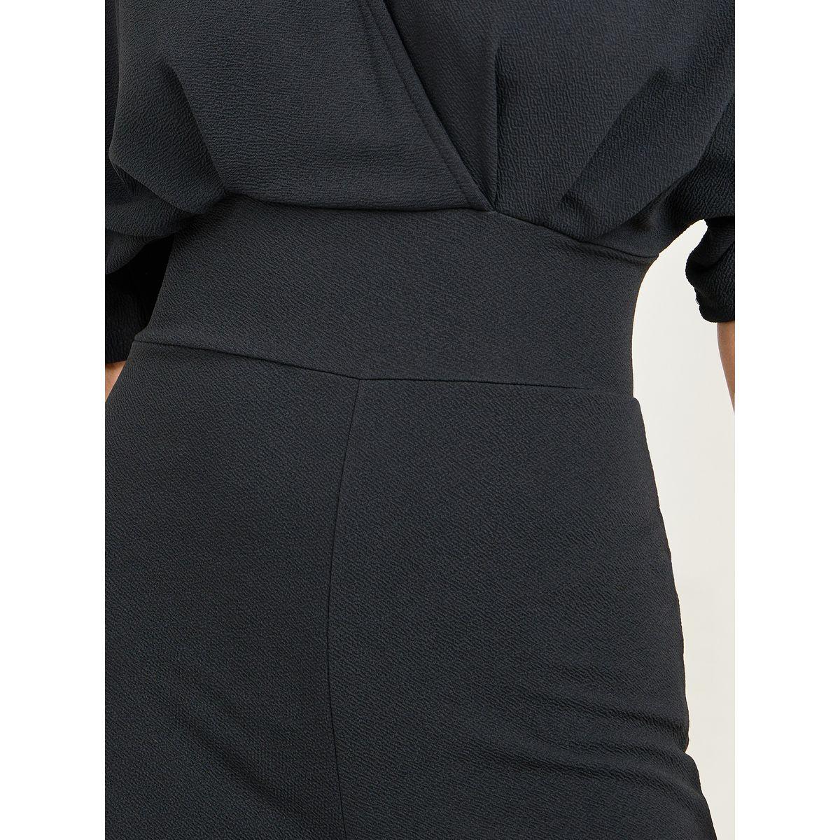 Styli Textured Knit Front Wrap Wide Leg Jumpsuit-women-clothing-jumpsuits-image-3