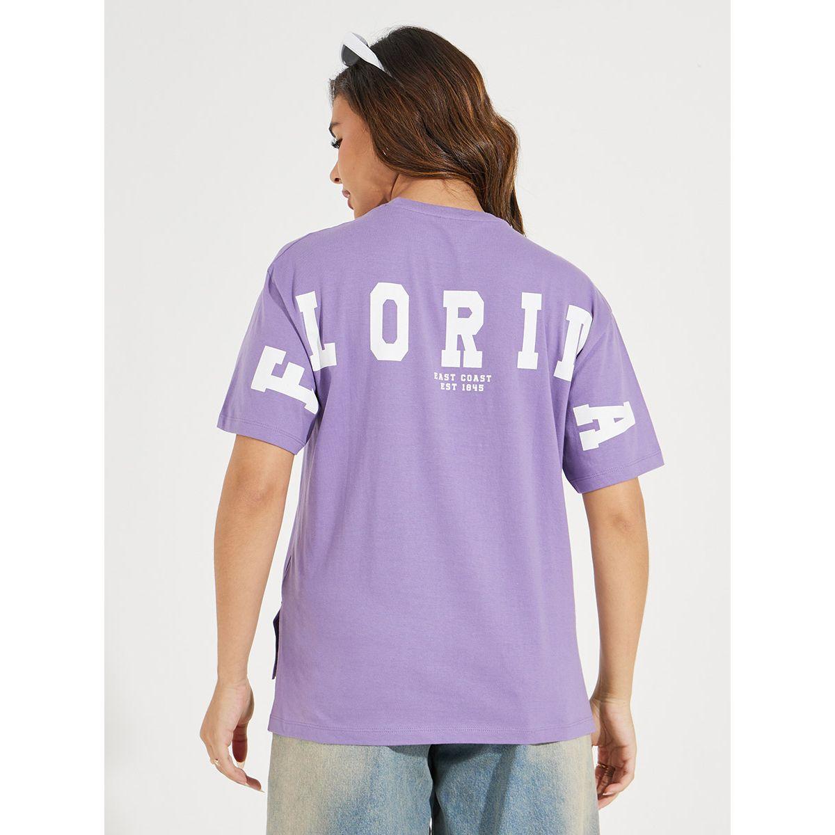 Styli Elevate Oversized Back Florida Print Longline T-Shirt-women-clothing-tshirts-image-5