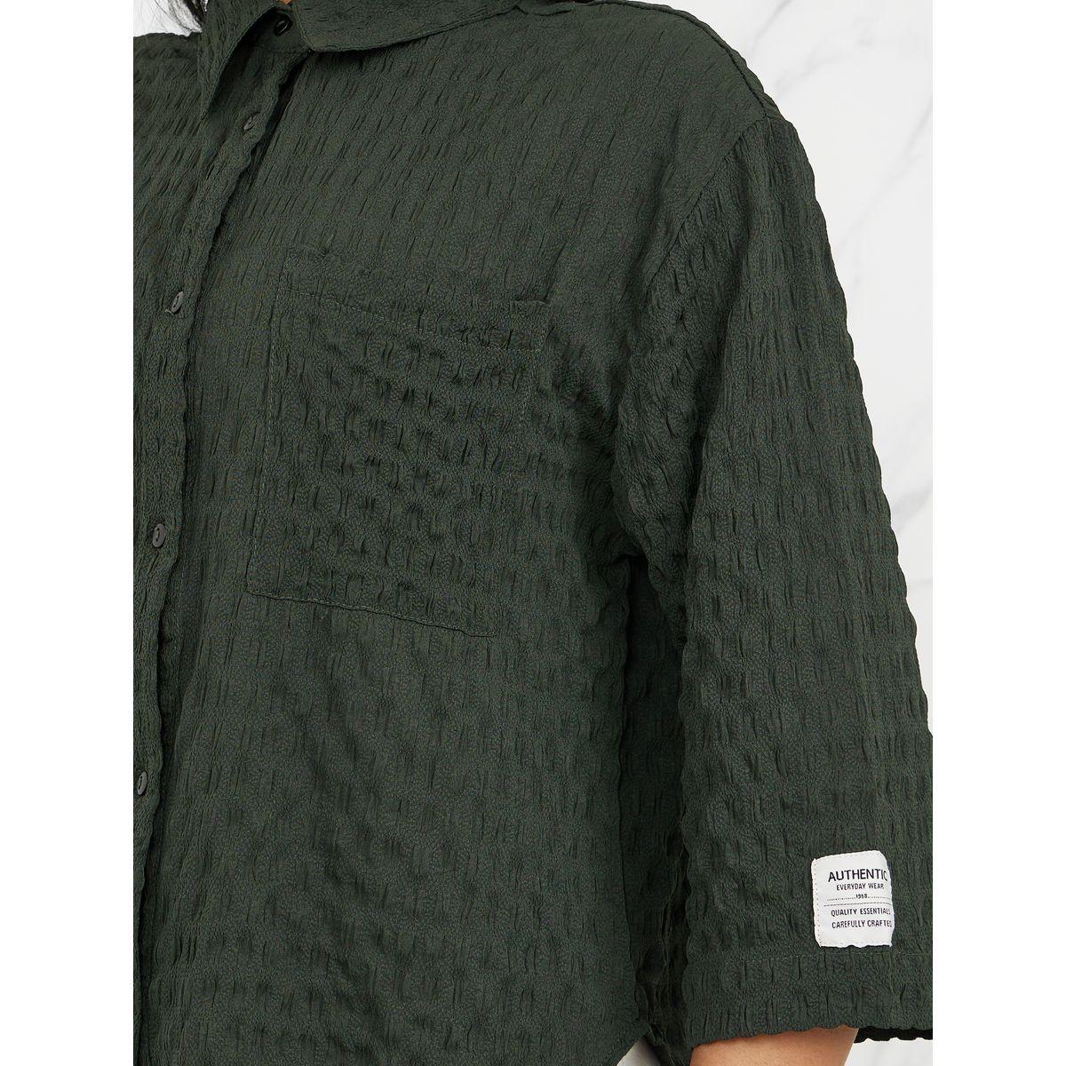 Styli Elevate Oversized Textured Curved Hem Shirt with Patch Detail-women-clothing-shirtsandblouses-shirts-image-3