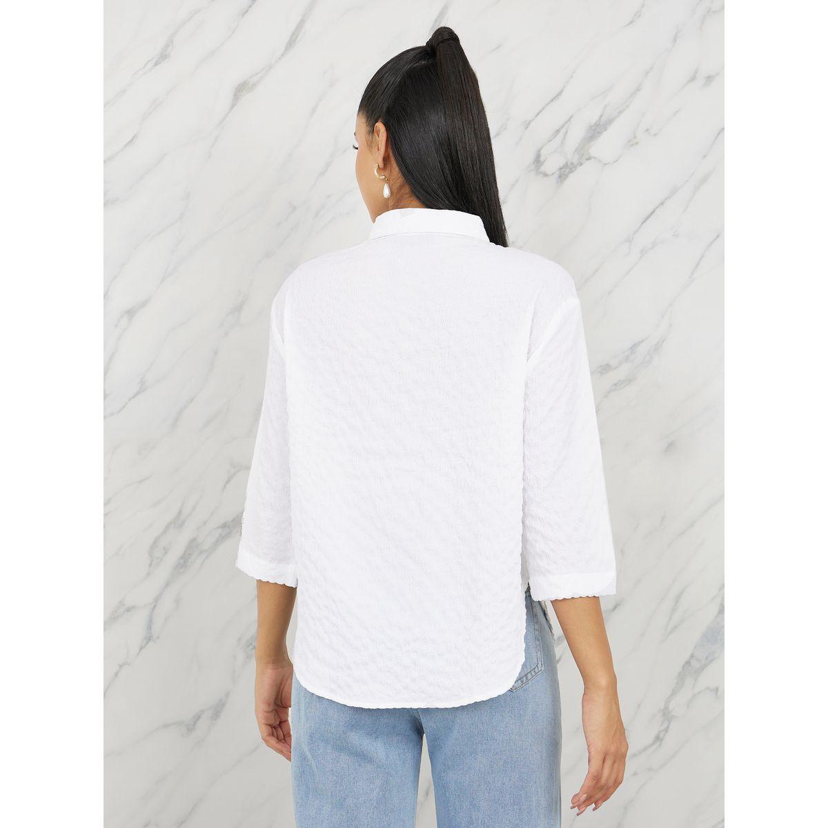 قميص Styli Elevate واسع الحجم ذو ملمس منحني مع تفاصيل رقع-women-clothing-shirtsandblouses-shirts-image-4