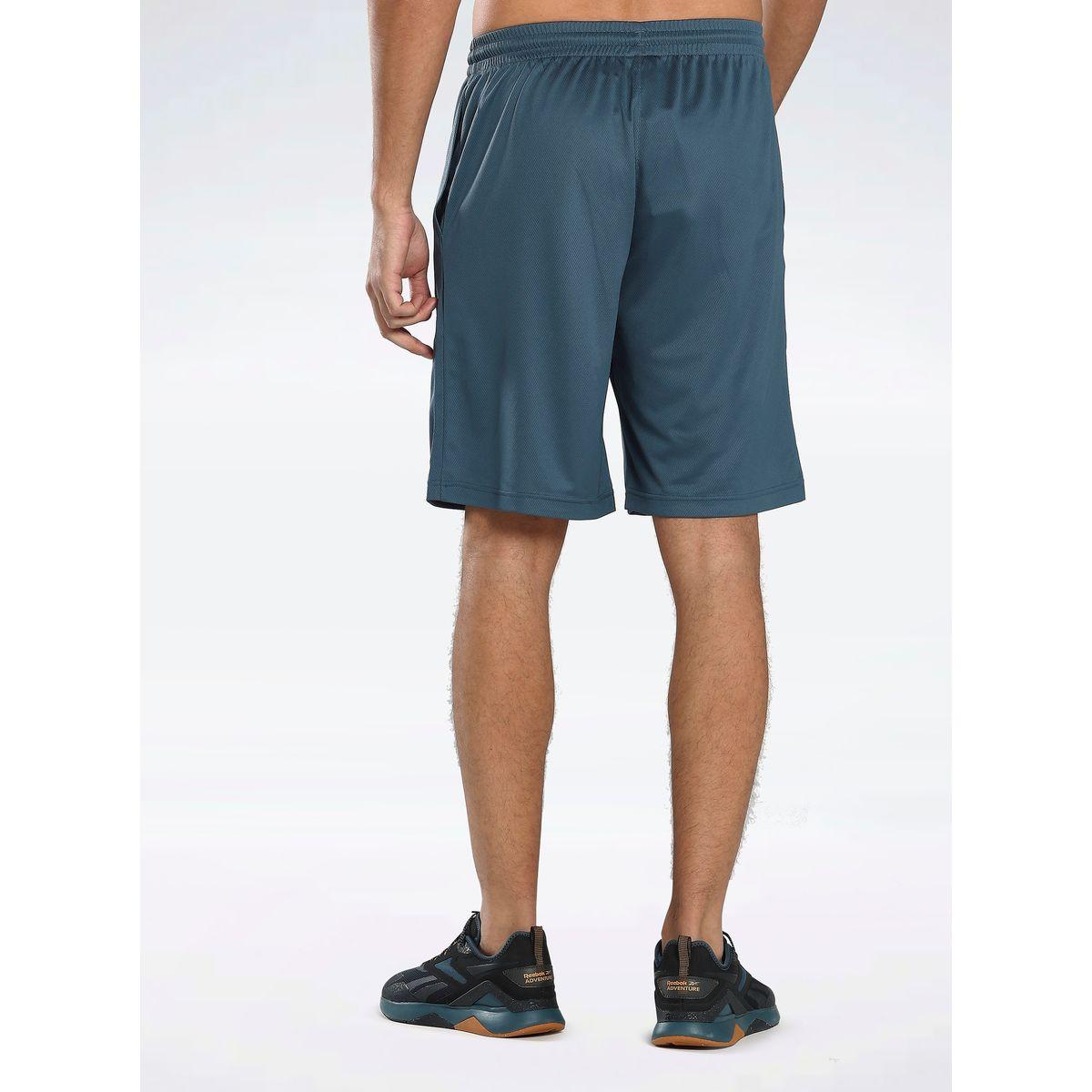 Reebok Logo Print Basketball Mesh Shorts-men-clothing-bottoms-shorts-image-2