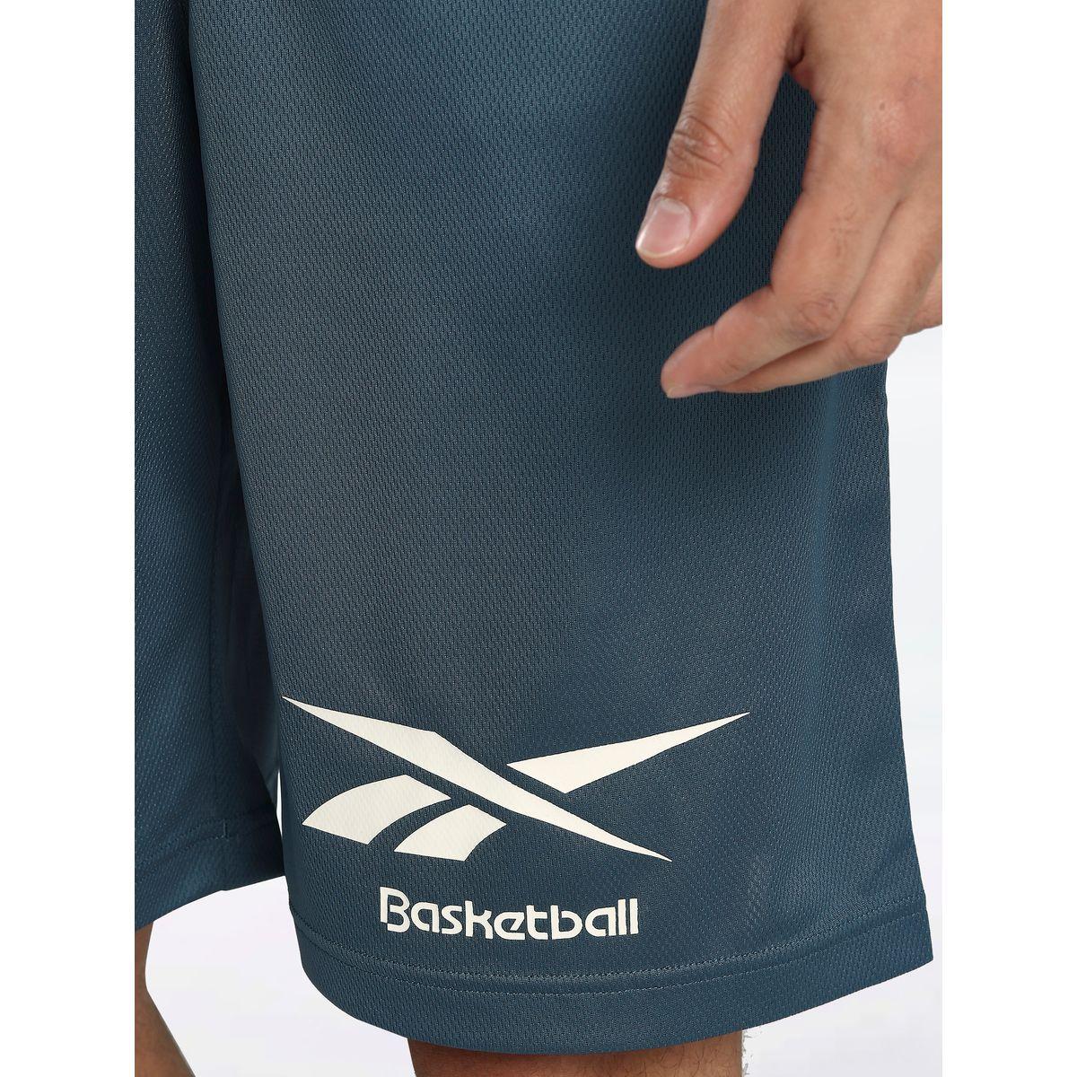 Reebok Logo Print Basketball Mesh Shorts-men-clothing-bottoms-shorts-image-4